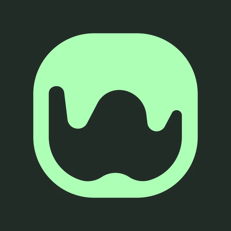 readywhen app icon, mint on dark